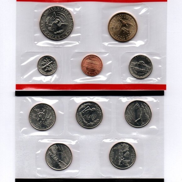 2003 P&D Uncirculated Set... 20 Coins... In Original US Mint Packaging - Picture 2 of 6